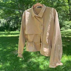 Nasty Gal Draw the Line Cropped Trench Coat